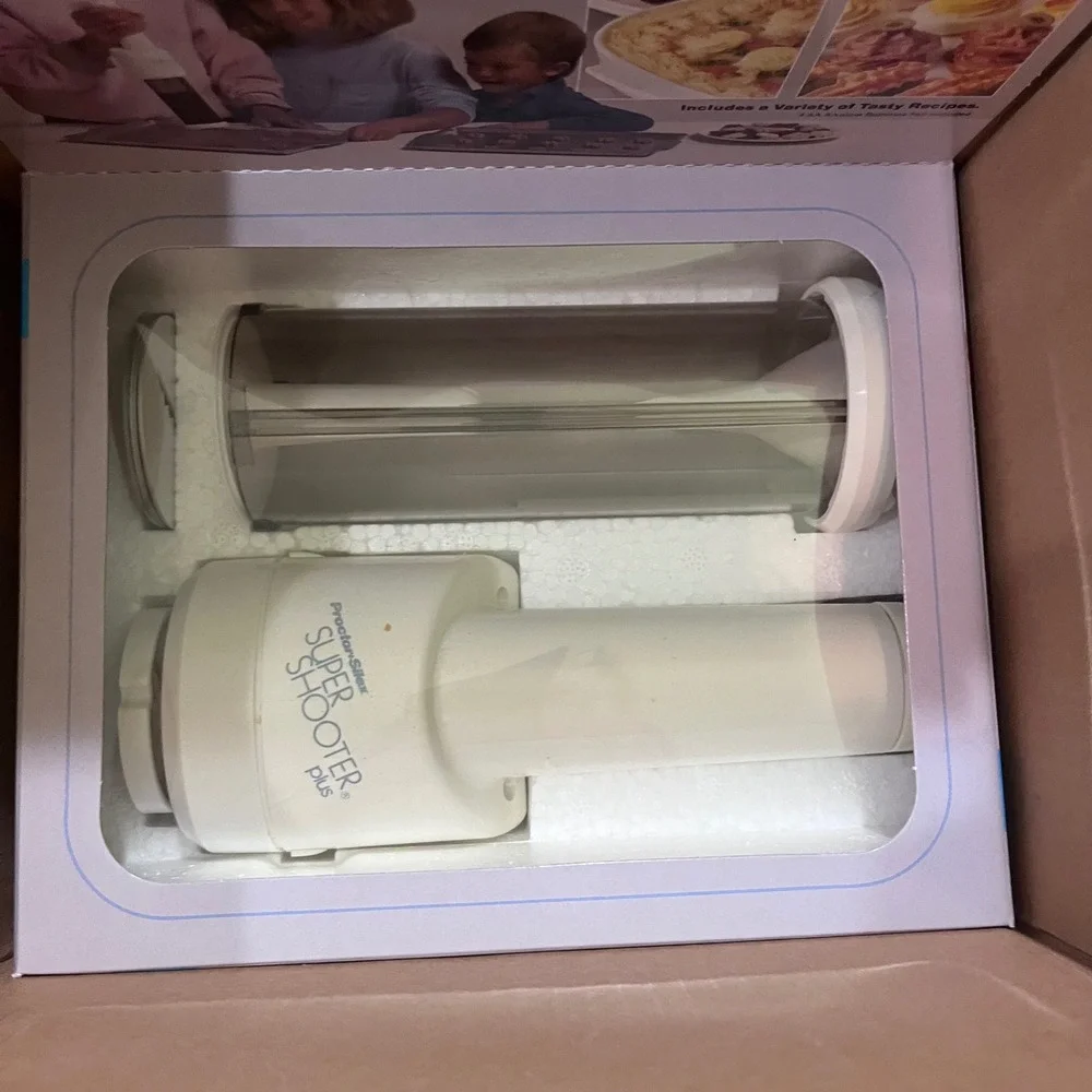Vtg Proctor‎ Silex Super Shooter Plus GC702 Cordless Cookie Press Combo Pack